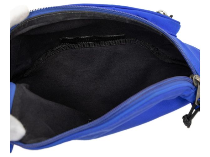 Borsa a cintura Balenciaga Explorer Blu - vista 4