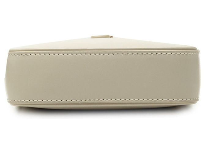 Borsa a tracolla verticale mini Saint Laurent Cassandra YSL Logo Bianco - vista 3