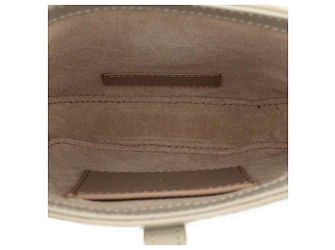 Borsa a tracolla verticale mini Saint Laurent Cassandra YSL Logo Bianco - vista 5