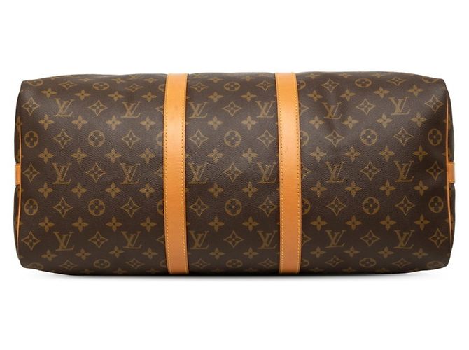 Louis Vuitton Monogram Keepall Bandoulière 50 Marrone - vista 3