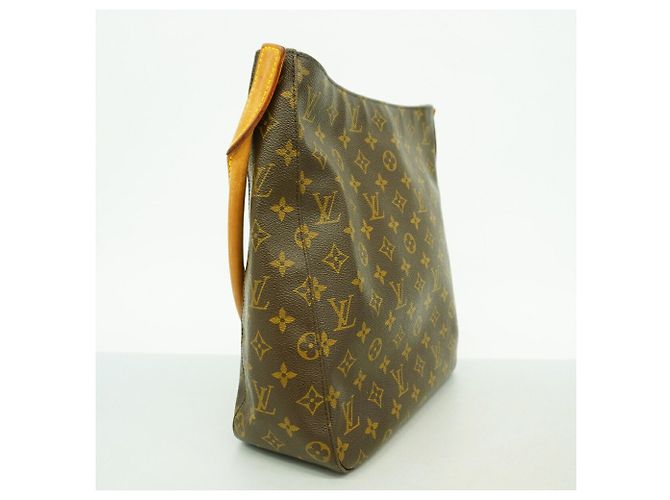 Borsa a tracolla Louis Vuitton Monogram Looping GM Marrone - vista 2