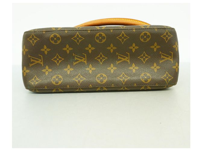 Borsa a tracolla Louis Vuitton Monogram Looping GM Marrone - vista 3