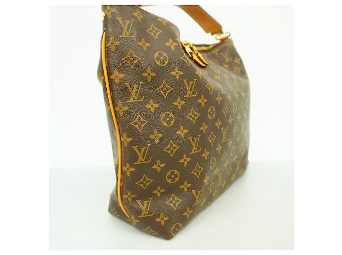 Borsa a tracolla Louis Vuitton Monogram Suli MM Marrone - vista 2