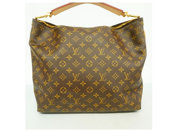 Borsa a tracolla Louis Vuitton Monogram Suli MM Marrone - vista 9