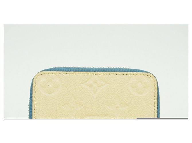 Louis Vuitton Monogram Empreinte Zippy Coin Purse Blu Crudo - vista 8