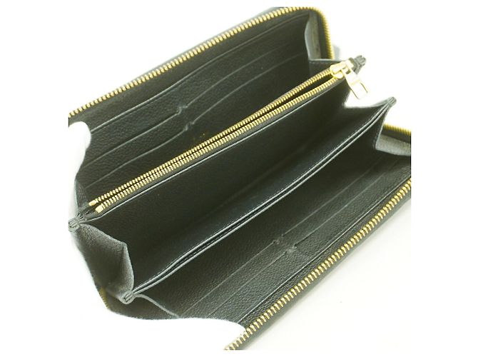 Louis Vuitton Monogram Empreinte Zippy Wallet Schwarz - Ansicht 3
