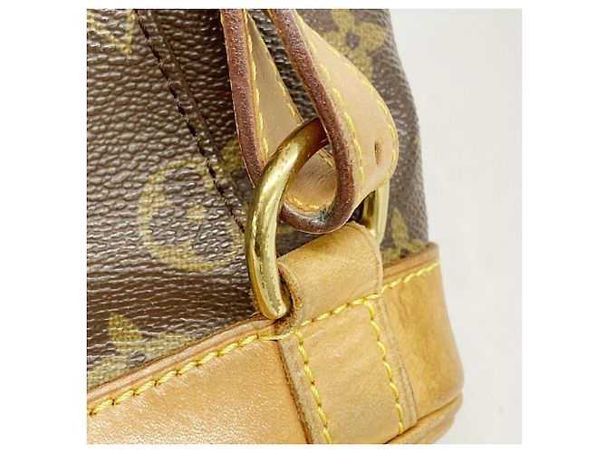 Zaino Louis Vuitton Monogram Montsouris MM Marrone - vista 10