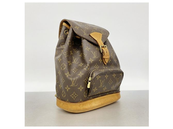 Zaino Louis Vuitton Monogram Montsouris MM Marrone - vista 2