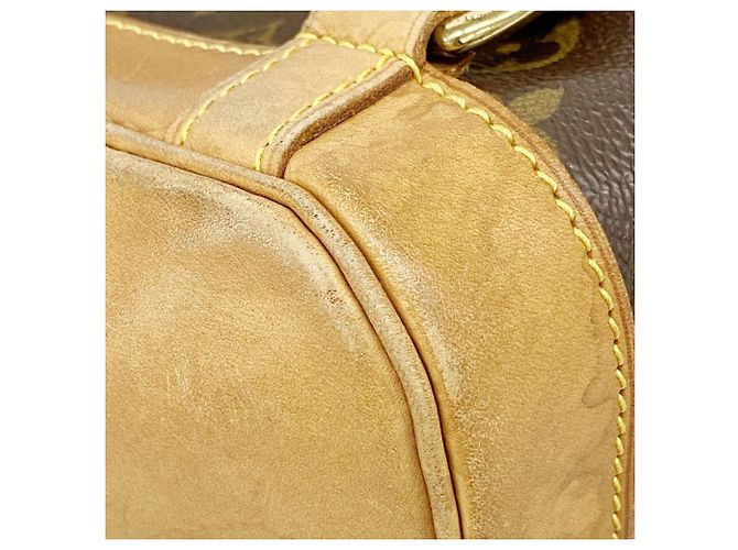 Zaino Louis Vuitton Monogram Montsouris MM Marrone - vista 6