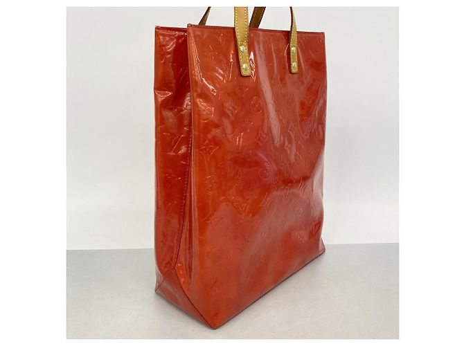 Borsa Louis Vuitton Vernis Lead MM Rosso - vista 2