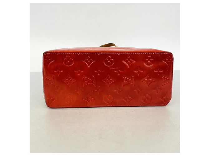 Borsa Louis Vuitton Vernis Lead MM Rosso - vista 3