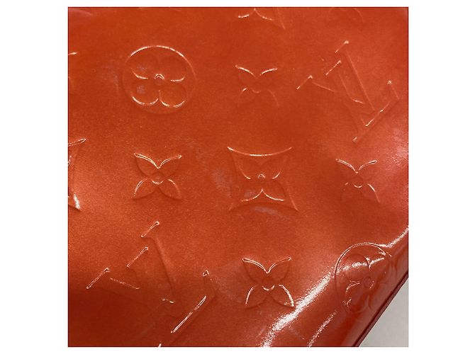 Borsa Louis Vuitton Vernis Lead MM Rosso - vista 9