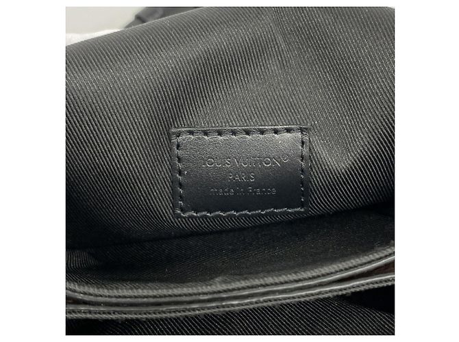 Borsa a tracolla Louis Vuitton Monogram Macassar S-Lock Marrone Nero - vista 5