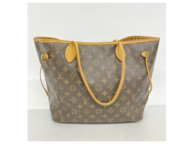 Borsa Tote Louis Vuitton Monogram Neverfull MM Marrone - vista 11