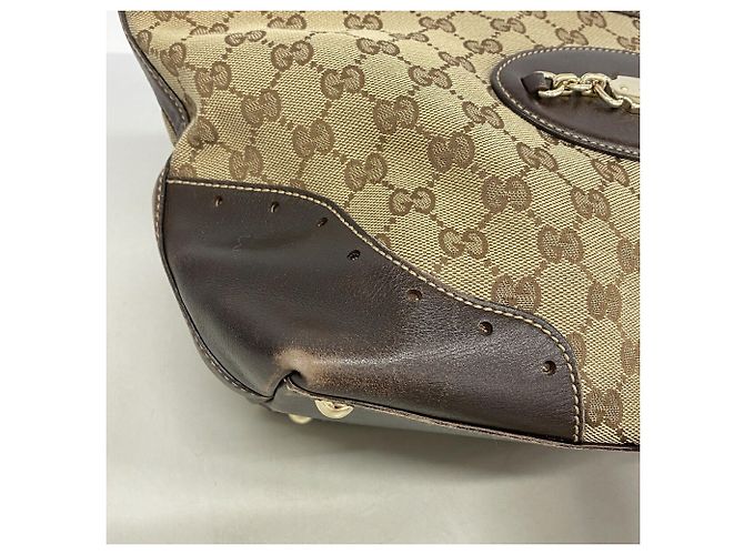 Bolso Tote Gucci GG Canvas Horsebit - vista 11