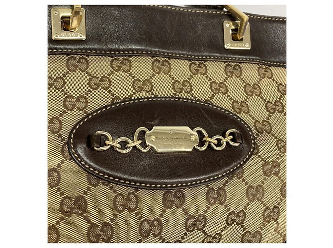 Bolso Tote Gucci GG Canvas Horsebit - vista 12