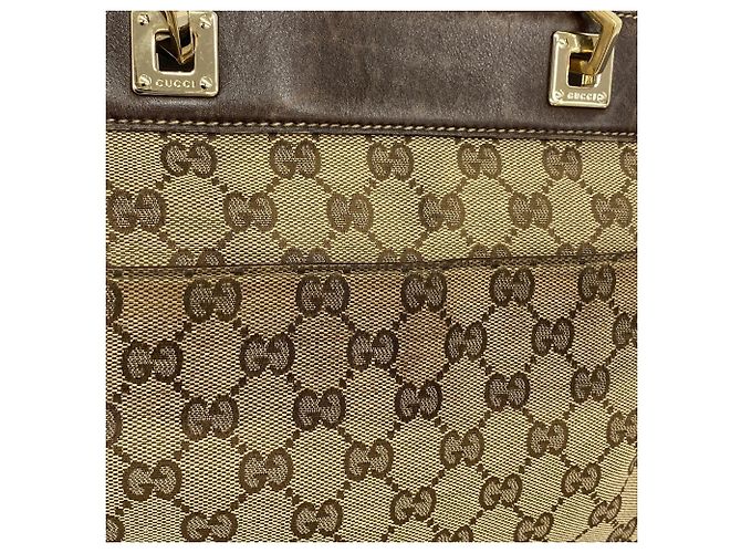 Bolso Tote Gucci GG Canvas Horsebit - vista 9