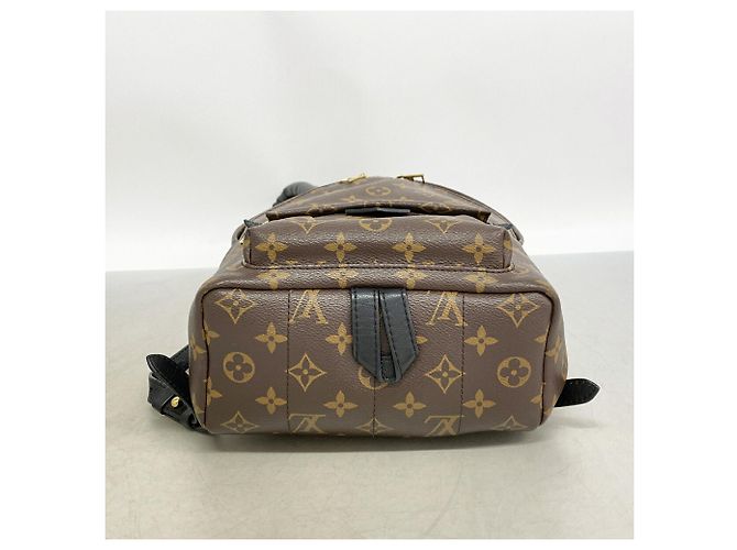 Zaino Louis Vuitton Monogram Palm Springs PM Marrone - vista 3