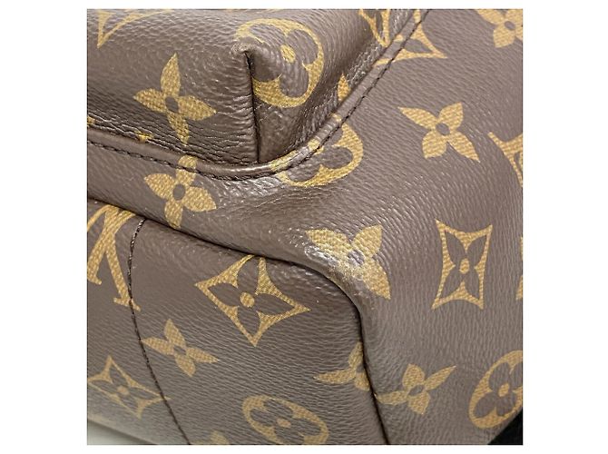 Zaino Louis Vuitton Monogram Palm Springs PM Marrone - vista 7