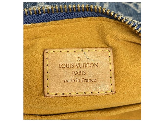 Louis Vuitton Monogram Denim Baggy PM Schultertasche Blau - Ansicht 5