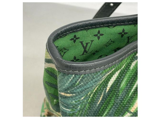 Borsa Tote Louis Vuitton Aiol Cabas PM Verde - vista 7