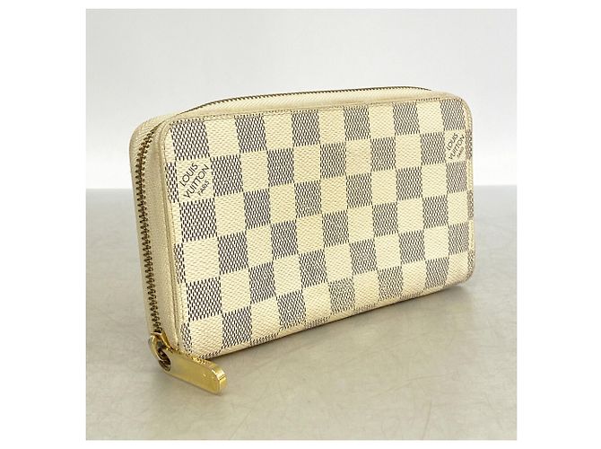 Louis Vuitton Damier Azur Zippy Wallet Weiß - Ansicht 2
