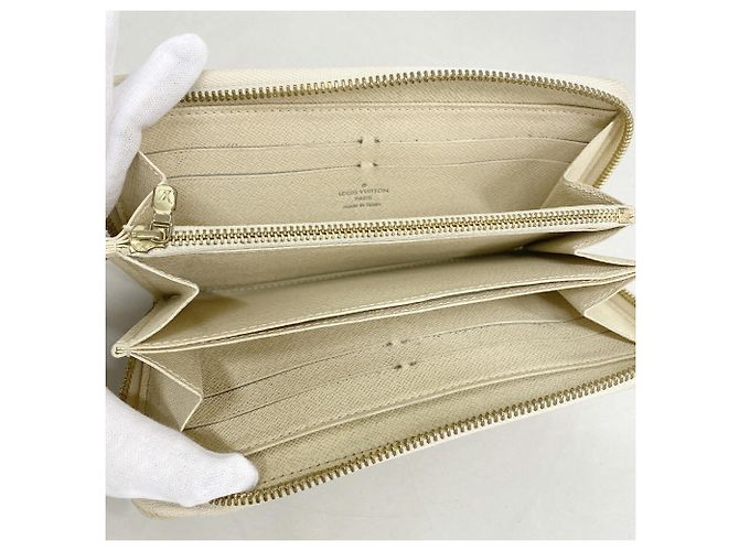 Louis Vuitton Damier Azur Zippy Wallet Weiß - Ansicht 4