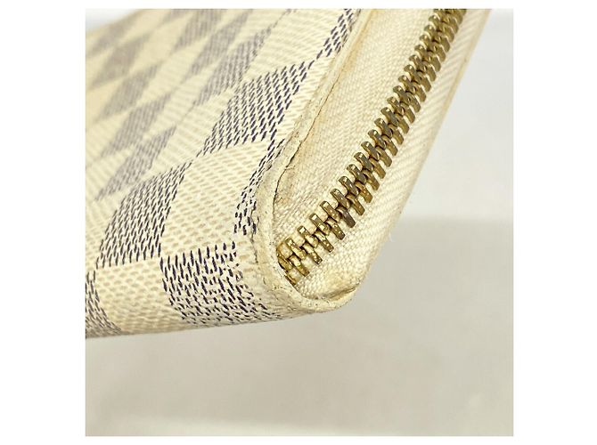 Louis Vuitton Damier Azur Zippy Wallet Weiß - Ansicht 6