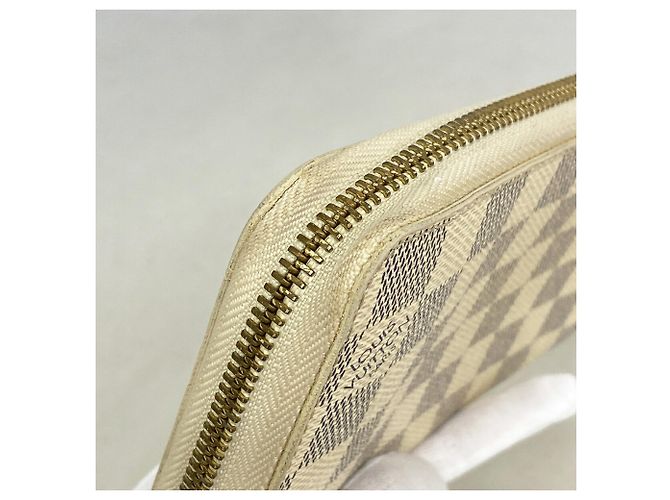 Louis Vuitton Damier Azur Zippy Wallet Weiß - Ansicht 7