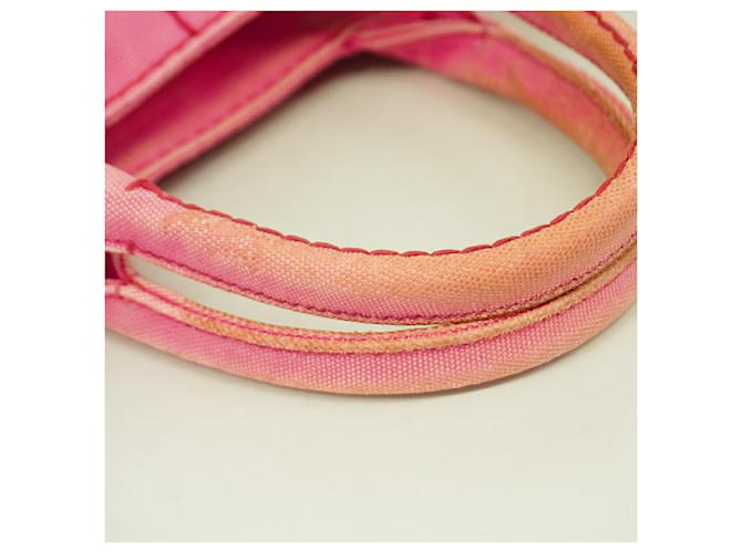 Borsa Prada Canapa Canvas Rosa - vista 7