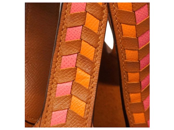 Hermès Borsa Hermes Picotin Lock MM Tressage D'oro - vista 10