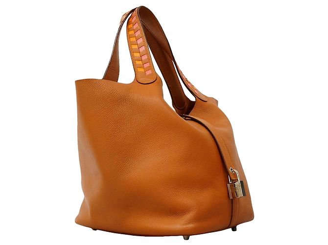 Hermès Borsa Hermes Picotin Lock MM Tressage D'oro - vista 2