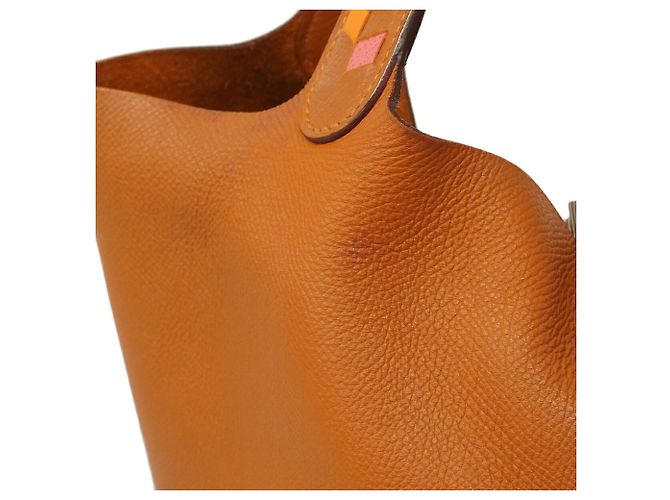 Hermès Borsa Hermes Picotin Lock MM Tressage D'oro - vista 9