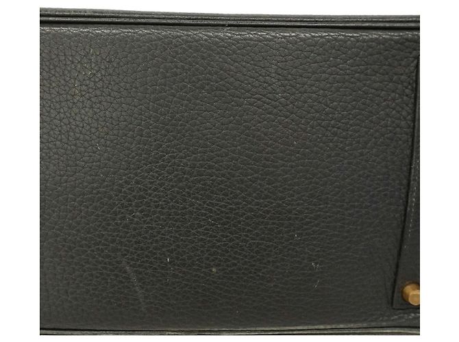 Hermès Borsa Hermes Birkin 35 in pelle Togo nera Nero - vista 10