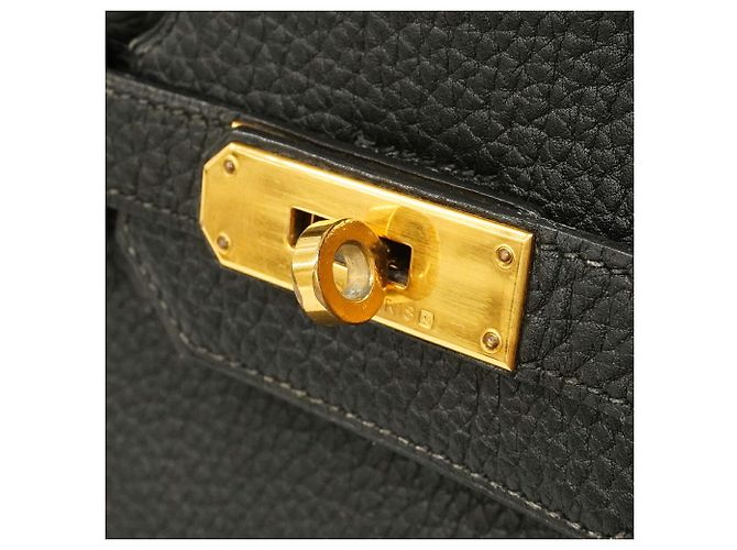 Hermès Borsa Hermes Birkin 35 in pelle Togo nera Nero - vista 11
