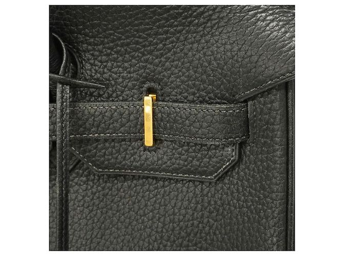 Hermès Borsa Hermes Birkin 35 in pelle Togo nera Nero - vista 12