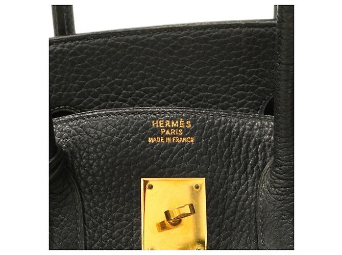 Hermès Borsa Hermes Birkin 35 in pelle Togo nera Nero - vista 5