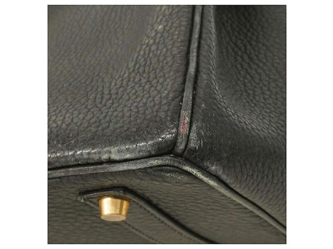 Hermès Borsa Hermes Birkin 35 in pelle Togo nera Nero - vista 8