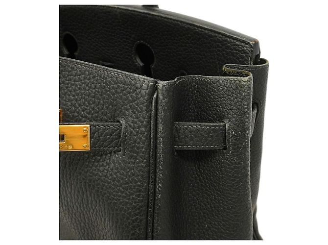 Hermès Borsa Hermes Birkin 35 in pelle Togo nera Nero - vista 9