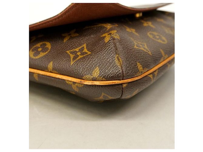 Borsa a tracolla Louis Vuitton Monogram Musette Tango Marrone - vista 6