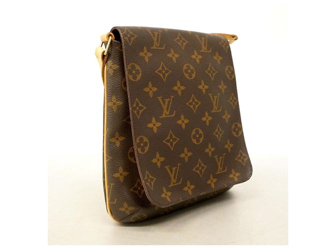 Borsa a tracolla Louis Vuitton Monogram Musette Salsa Marrone - vista 2