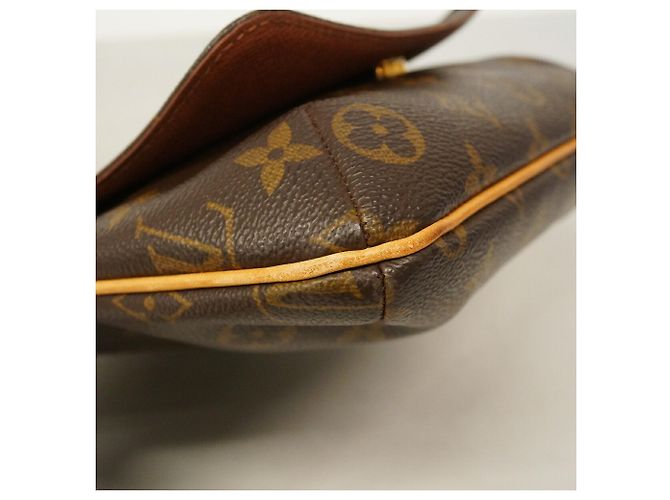 Borsa a tracolla Louis Vuitton Monogram Musette Salsa Marrone - vista 7