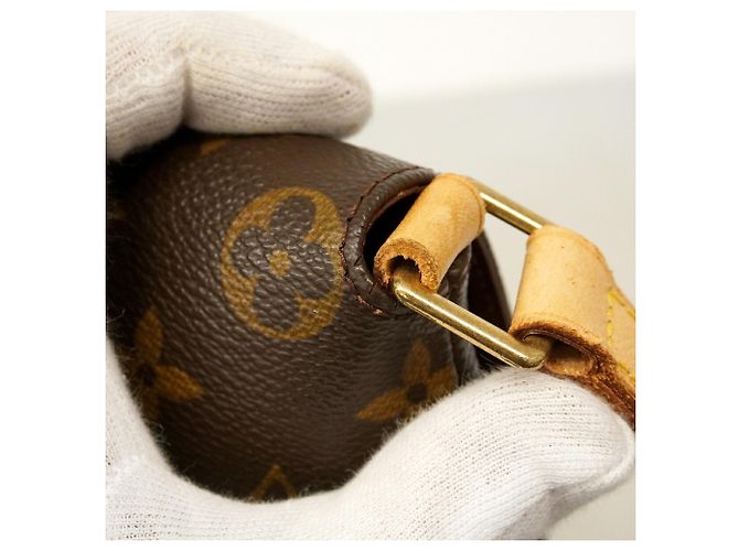 Borsa a tracolla Louis Vuitton Monogram Musette Salsa Marrone - vista 8
