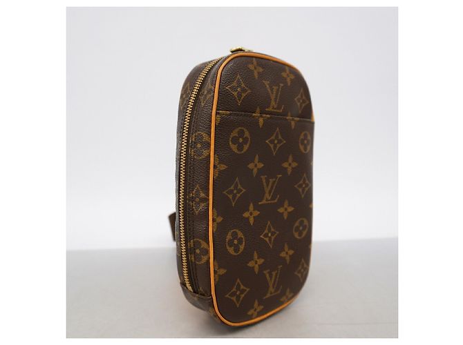 Slender Borsa Louis Vuitton Monogram Pochette Gange Marrone - vista 2