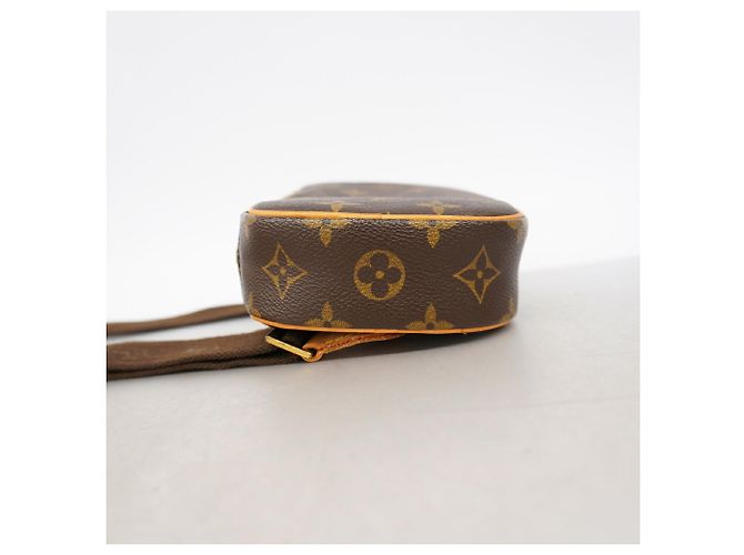 Slender Borsa Louis Vuitton Monogram Pochette Gange Marrone - vista 3