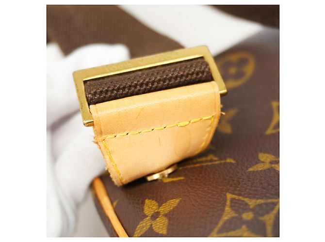 Slender Borsa Louis Vuitton Monogram Pochette Gange Marrone - vista 6