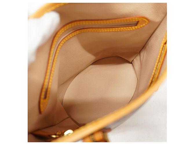 Borsa Tote Louis Vuitton Monogram Bucket PM Marrone - vista 4