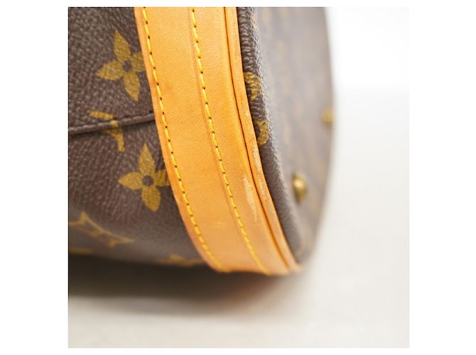 Borsa Tote Louis Vuitton Monogram Bucket PM Marrone - vista 7