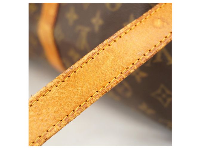 Louis Vuitton Monogram Keepall Bandoulière 45 Marrone - vista 11