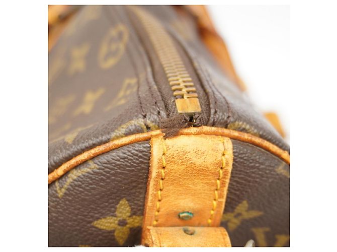 Louis Vuitton Monogram Keepall Bandoulière 45 Marrone - vista 6